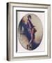 Colour Illustration by Lewis Baumer Showing a Fashionable Flapper Girl Out Shopping-null-Framed Art Print