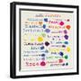 Colour List-Jenny Frean-Framed Giclee Print