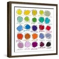 Colour Palette-Jenny Frean-Framed Giclee Print