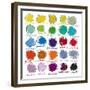 Colour Palette-Jenny Frean-Framed Giclee Print