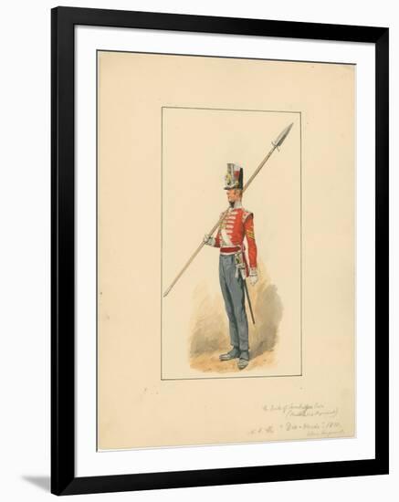 Colour Sergeant of the Duke of Cambridge's Own, Middlesex Regiment, 1910-Richard Caton Woodville II-Framed Giclee Print