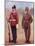 Colour-Sergeant of the West Yorkshire Regiment, Left, and a Sergeant of the Yorkshire Regiment-Louis Creswicke-Mounted Giclee Print