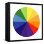 Colour Wheel-Science Photo Library-Framed Stretched Canvas