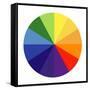 Colour Wheel-Science Photo Library-Framed Stretched Canvas