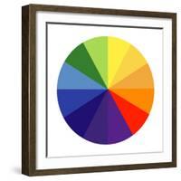 Colour Wheel-Science Photo Library-Framed Premium Photographic Print