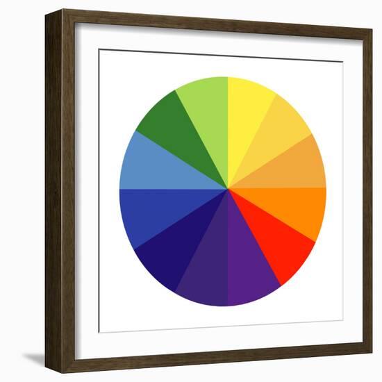 Colour Wheel-Science Photo Library-Framed Premium Photographic Print