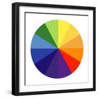 Colour Wheel-Science Photo Library-Framed Premium Photographic Print