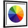 Colour Wheel-Science Photo Library-Framed Photographic Print