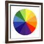 Colour Wheel-Science Photo Library-Framed Photographic Print