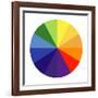 Colour Wheel-Science Photo Library-Framed Photographic Print