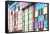 Coloured Apartment Houses, Siberian City Anadyr, Chukotka Province, Russian Far East, Eurasia-Gabrielle and Michel Therin-Weise-Framed Stretched Canvas