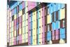 Coloured Apartment Houses, Siberian City Anadyr, Chukotka Province, Russian Far East, Eurasia-Gabrielle and Michel Therin-Weise-Mounted Photographic Print