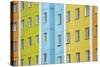 Coloured Apartment Houses, Siberian City Anadyr, Chukotka Province, Russian Far East, Eurasia-Gabrielle and Michel Therin-Weise-Stretched Canvas