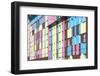 Coloured Apartment Houses, Siberian City Anadyr, Chukotka Province, Russian Far East, Eurasia-Gabrielle and Michel Therin-Weise-Framed Photographic Print