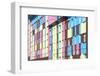 Coloured Apartment Houses, Siberian City Anadyr, Chukotka Province, Russian Far East, Eurasia-Gabrielle and Michel Therin-Weise-Framed Photographic Print