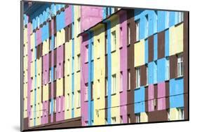 Coloured Apartment Houses, Siberian City Anadyr, Chukotka Province, Russian Far East, Eurasia-Gabrielle and Michel Therin-Weise-Mounted Photographic Print