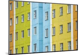 Coloured Apartment Houses, Siberian City Anadyr, Chukotka Province, Russian Far East, Eurasia-Gabrielle and Michel Therin-Weise-Mounted Photographic Print