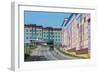 Coloured Apartment Houses-Gabrielle and Michael Therin-Weise-Framed Photographic Print