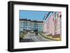 Coloured Apartment Houses-Gabrielle and Michael Therin-Weise-Framed Photographic Print