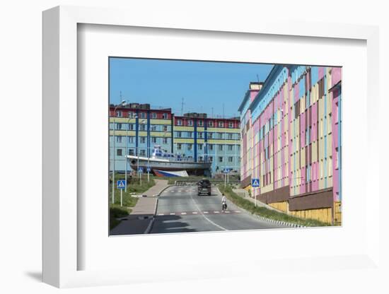 Coloured Apartment Houses-Gabrielle and Michael Therin-Weise-Framed Photographic Print