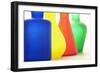 Coloured Bottles in a Row-Tom Quartermaine-Framed Giclee Print