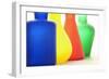 Coloured Bottles in a Row-Tom Quartermaine-Framed Giclee Print