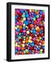 Coloured Chocolate Beans-null-Framed Photographic Print