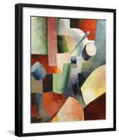 Coloured Composition of Forms-Auguste Macke-Framed Giclee Print