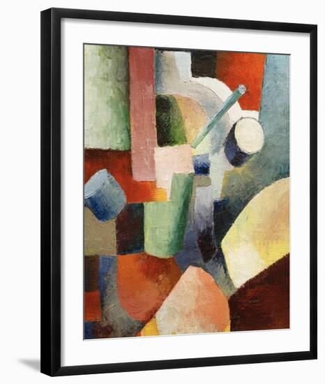 Coloured Composition of Forms-Auguste Macke-Framed Giclee Print