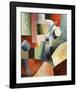 Coloured Composition of Forms-Auguste Macke-Framed Giclee Print