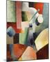 Coloured Composition of Forms-Auguste Macke-Mounted Giclee Print