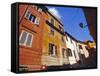 Coloured Facades, Trastevere District, Rome, Italy, Europe-Ken Gillham-Framed Stretched Canvas