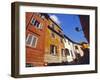 Coloured Facades, Trastevere District, Rome, Italy, Europe-Ken Gillham-Framed Photographic Print