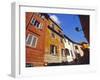 Coloured Facades, Trastevere District, Rome, Italy, Europe-Ken Gillham-Framed Photographic Print