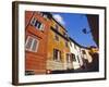 Coloured Facades, Trastevere District, Rome, Italy, Europe-Ken Gillham-Framed Photographic Print