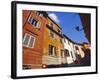 Coloured Facades, Trastevere District, Rome, Italy, Europe-Ken Gillham-Framed Photographic Print