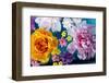 Coloured Flowers Swimming in the Water-Alaya Gadeh-Framed Photographic Print