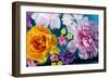 Coloured Flowers Swimming in the Water-Alaya Gadeh-Framed Photographic Print