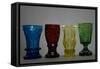 Coloured Glasses-Friedrich Egermann-Framed Stretched Canvas