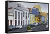 Coloured Houses in Puerto De Tazacorte, Island La Palma, Canary Islands, Spain-Rainer Mirau-Framed Stretched Canvas