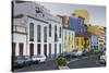 Coloured Houses in Puerto De Tazacorte, Island La Palma, Canary Islands, Spain-Rainer Mirau-Stretched Canvas