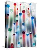 Coloured Marbles Creating Interesting Coloured Long Shadows-Frankie Angel-Stretched Canvas