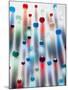 Coloured Marbles Creating Interesting Coloured Long Shadows-Frankie Angel-Mounted Photographic Print