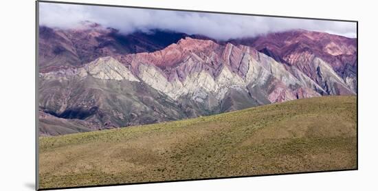 Coloured Mountains, Salta District, Argentina-Peter Groenendijk-Mounted Photographic Print