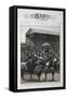 Coloured Photograph Of Roosevelt Addressing a Cowboy Carnival at Cheyenne-null-Framed Stretched Canvas