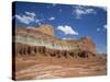 Coloured Rock Formations and Cliffs in the Capital Reef National Park in Utah, USA-Rainford Roy-Stretched Canvas