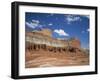 Coloured Rock Formations and Cliffs in the Capital Reef National Park in Utah, USA-Rainford Roy-Framed Photographic Print