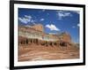 Coloured Rock Formations and Cliffs in the Capital Reef National Park in Utah, USA-Rainford Roy-Framed Photographic Print