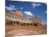 Coloured Rock Formations and Cliffs in the Capital Reef National Park in Utah, USA-Rainford Roy-Mounted Photographic Print