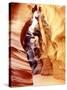 Coloured Rock in Waves Formation in Upper Antelope Canyon, Slot Canyon, Page, Arizona, USA-Roy Rainford-Stretched Canvas